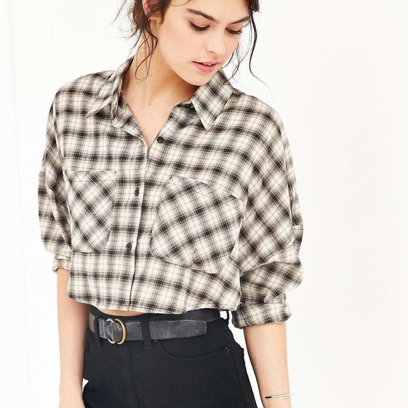 UNIF Tops - UNIF crop flannel only worn a couple of times